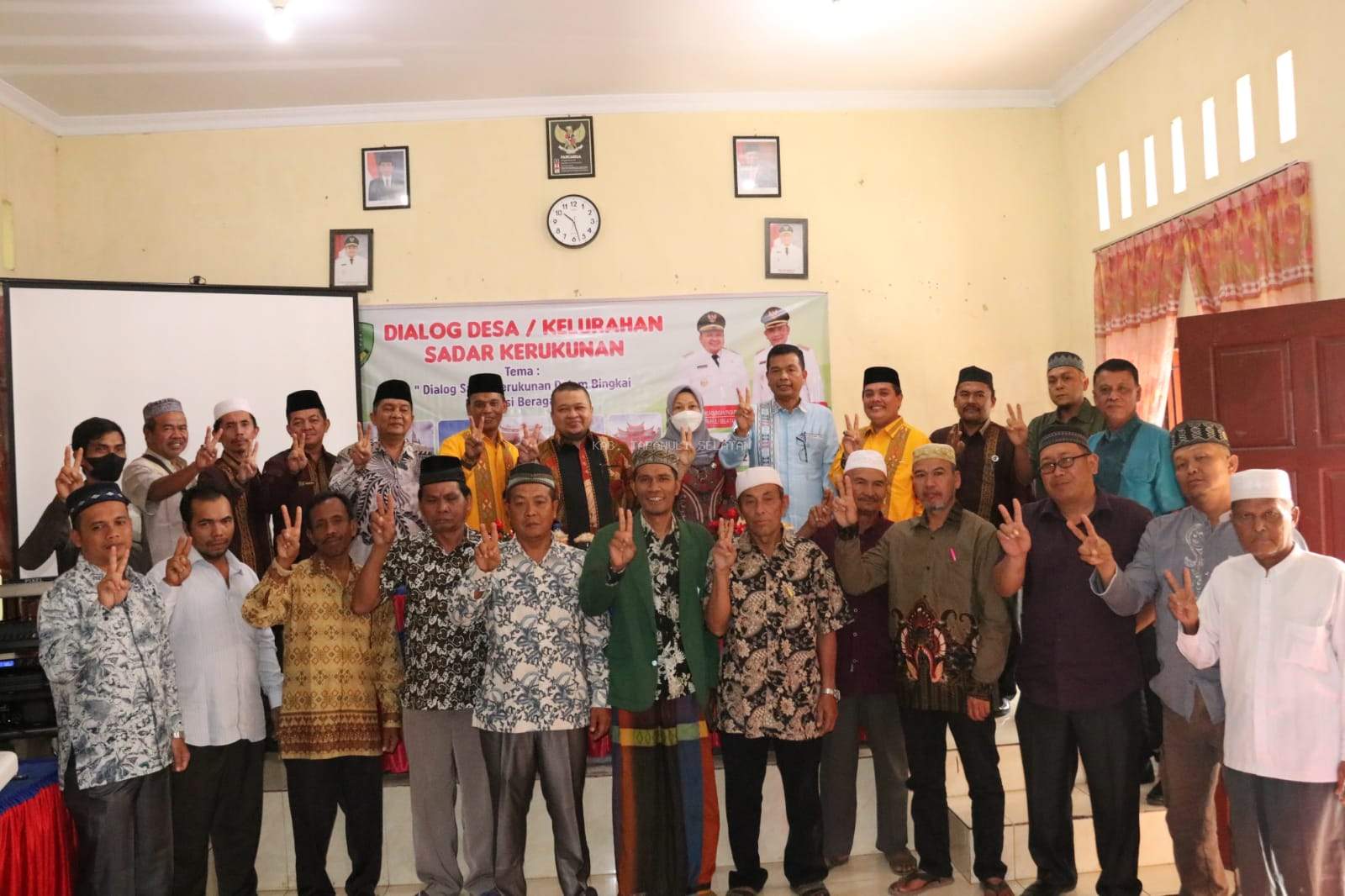  Disela Dialog Kerukunan Beragama, Bupati Bersyukur Masyarakat Tapsel Selalu Rukun dan Kompak Mendukung Pembangunan