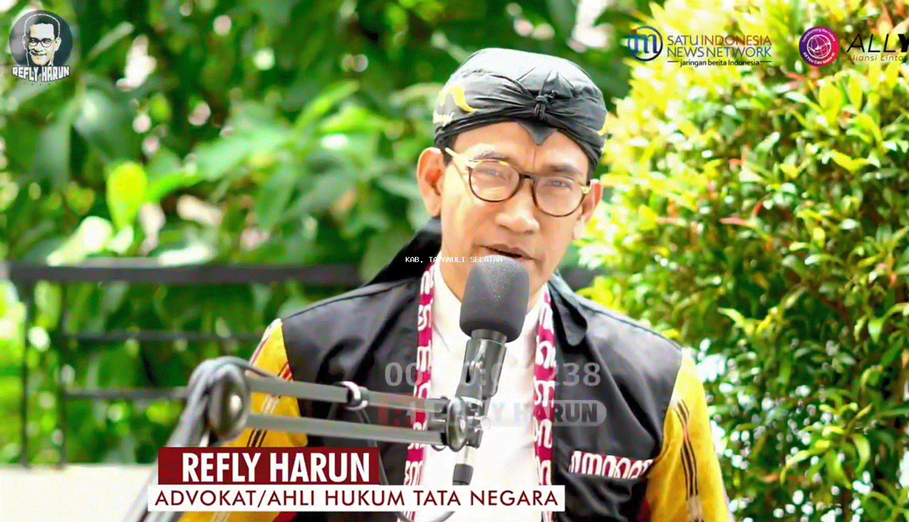 Refly Harun : Selamat Ulang Tahun ke-72 Pemkab Tapanuli Selatan