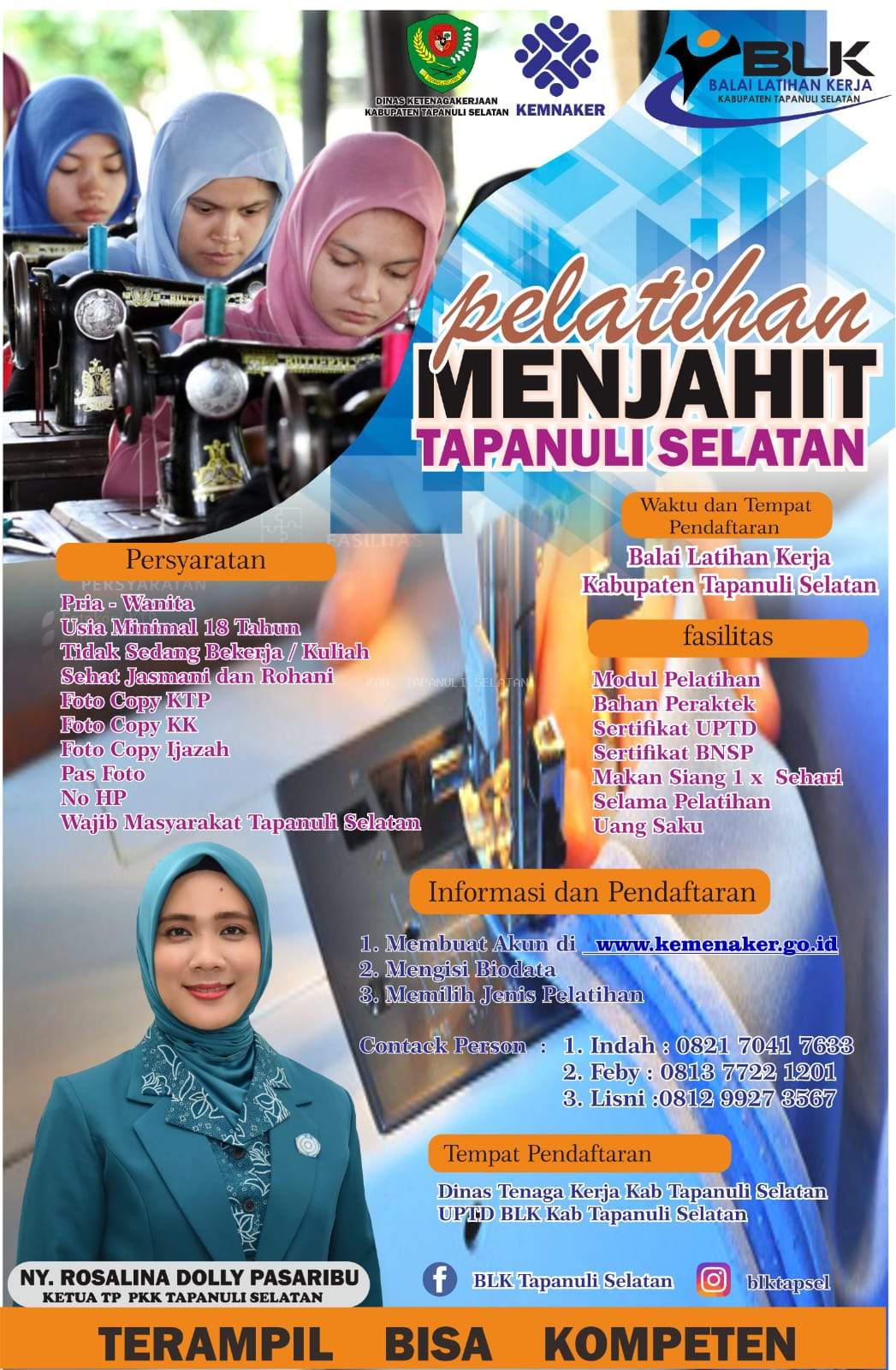 PELATIHAN MENJAHIT TAPANULI SELATAN