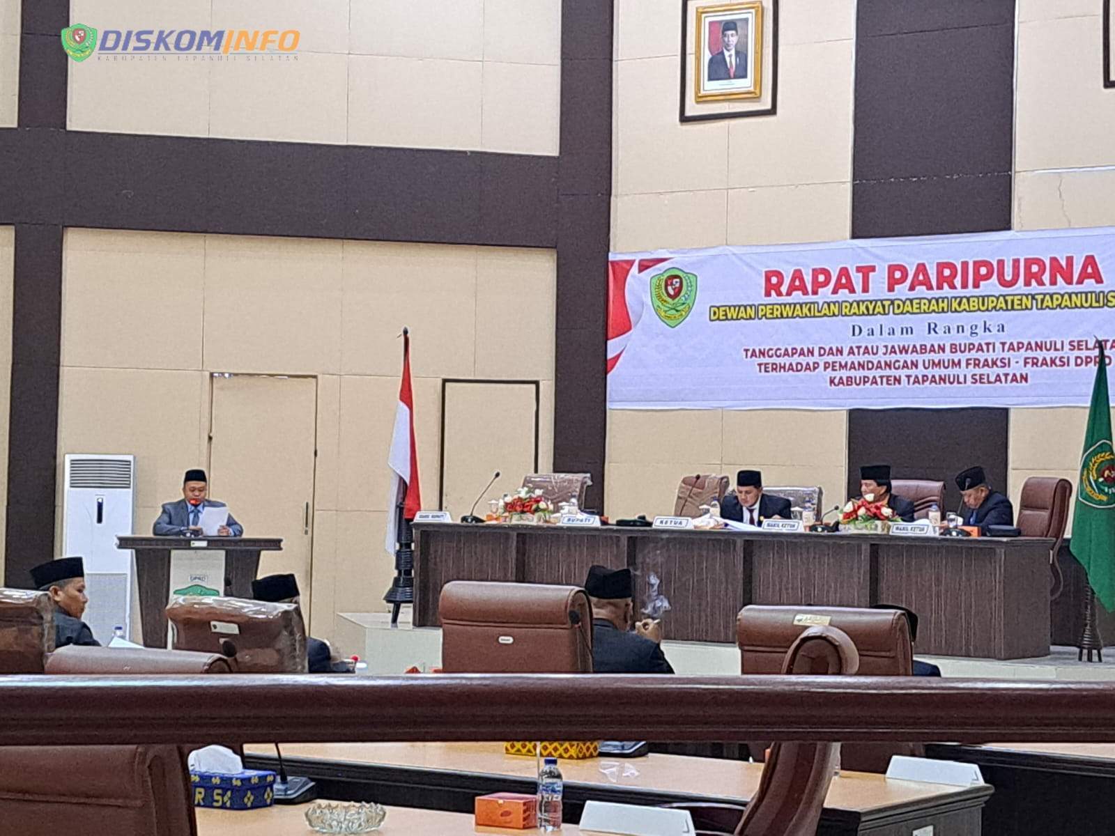 Bupati Tapsel sampaikan Ranperda Pertanggung Jawaban APBD Tapsel 2022