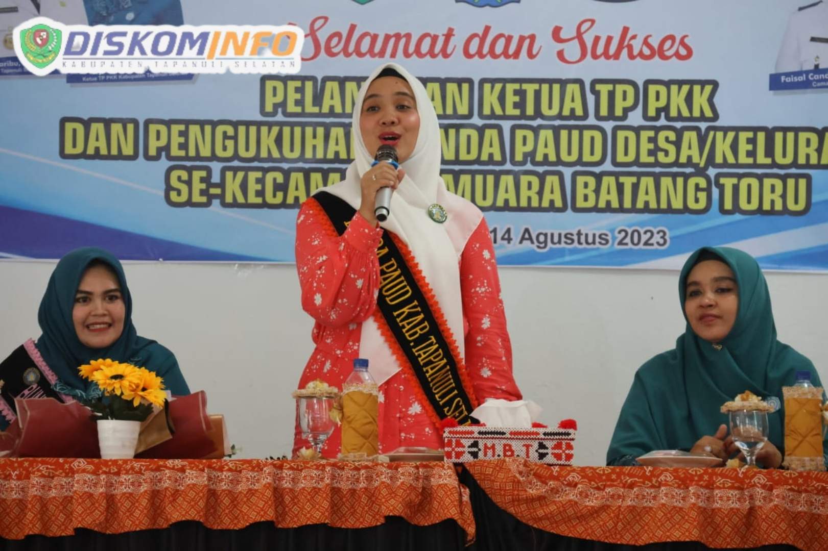 Bunda PAUD Tapsel Ajak Kader PKK Kompak Majukan Desa