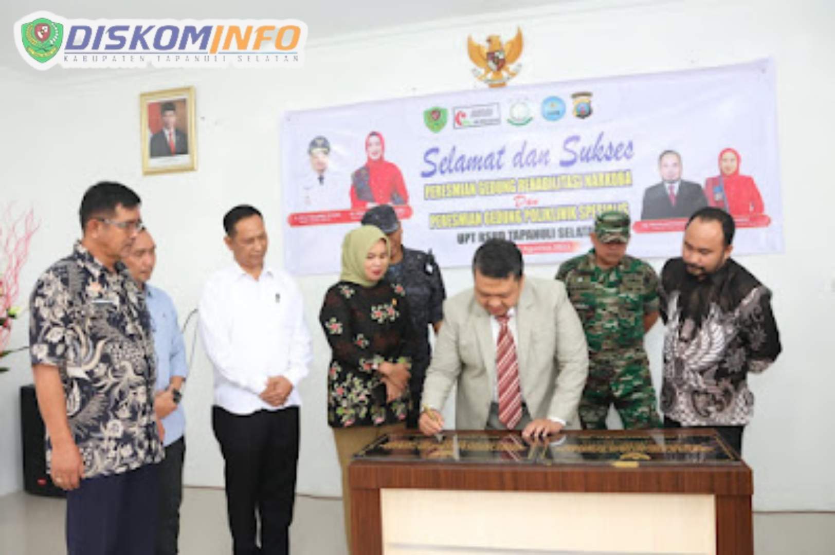 Bupati Dolly Pasaribu Resmikan 2 Gedung RSUD Kabupaten Tapsel