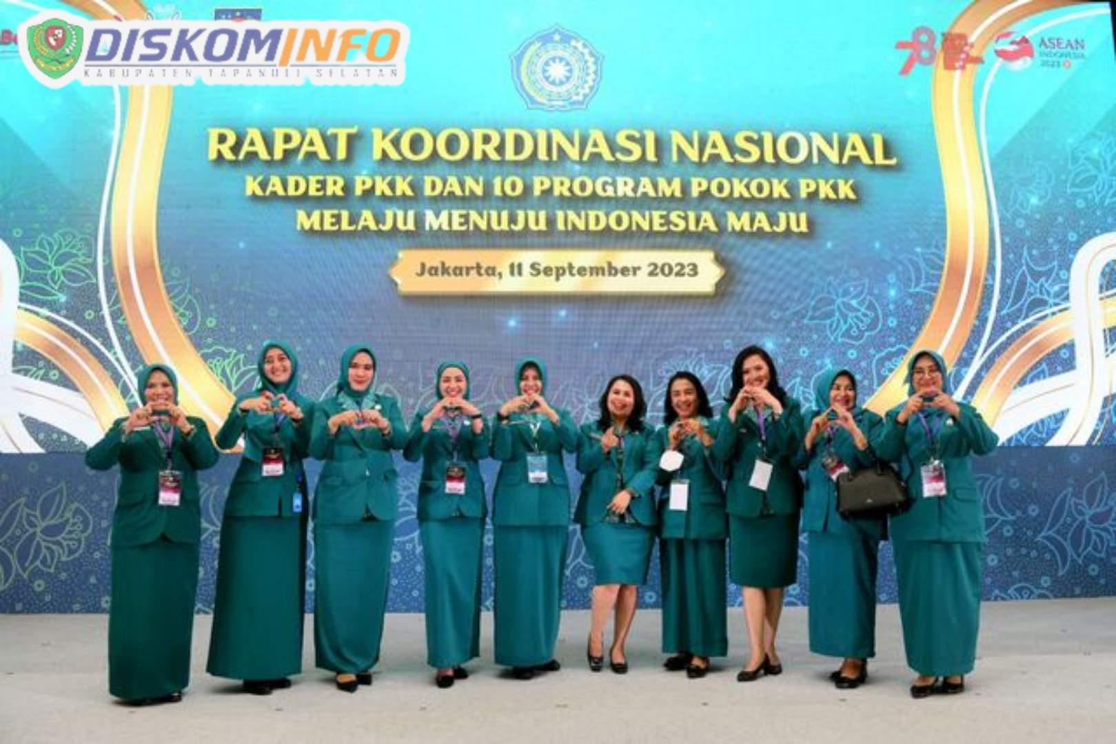 Hadiri Rakornas Kader PKK 2023, Rosalina Siap Jalankan 10 Program Pokok dan Penanganan Stunting di Tapsel
