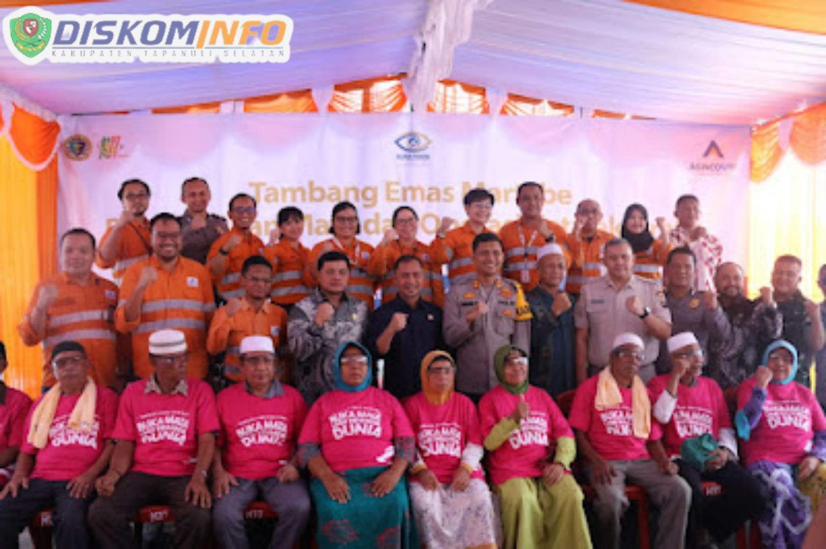 Bupati Tapsel Apresiasi Atas Program Operasi Katarak Yang di Inisiasi PT AR