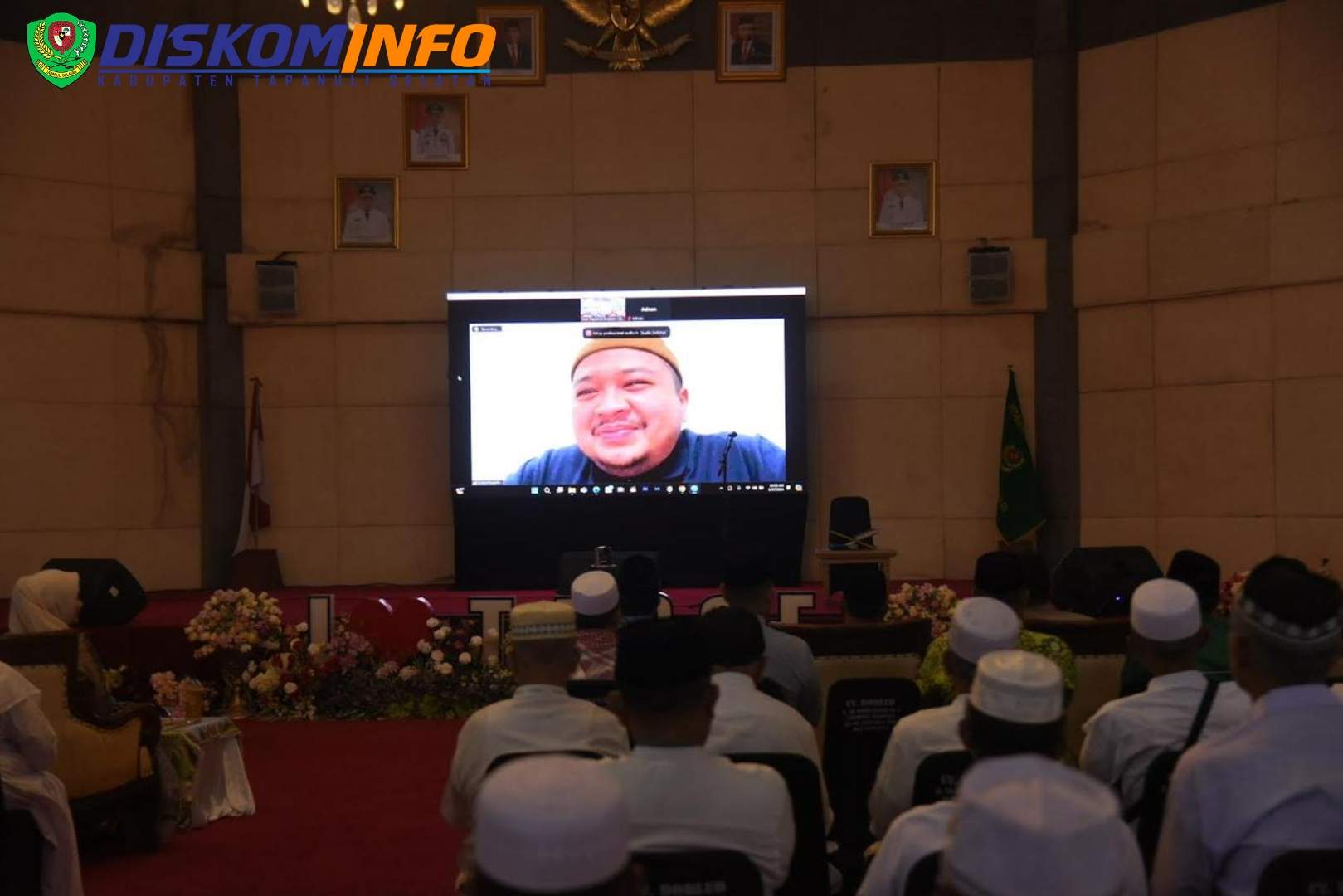 Melalui Zoom Meeting, Bupati Dolly Pasaribu Beri Semangat, Dukungan dan Doa Ke 220 CJH Tapsel