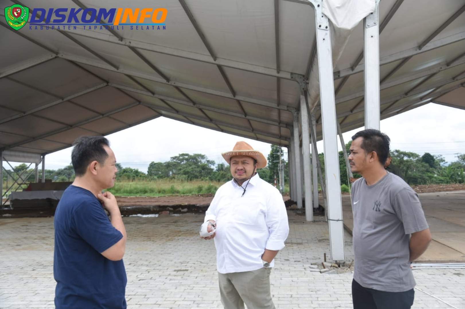Jelang MTQ Tingkat Provsu, Bupati Tapsel Tinjau Kesiapan Pembangunan Gedung Astaka dan Infrastruktur Penunjang