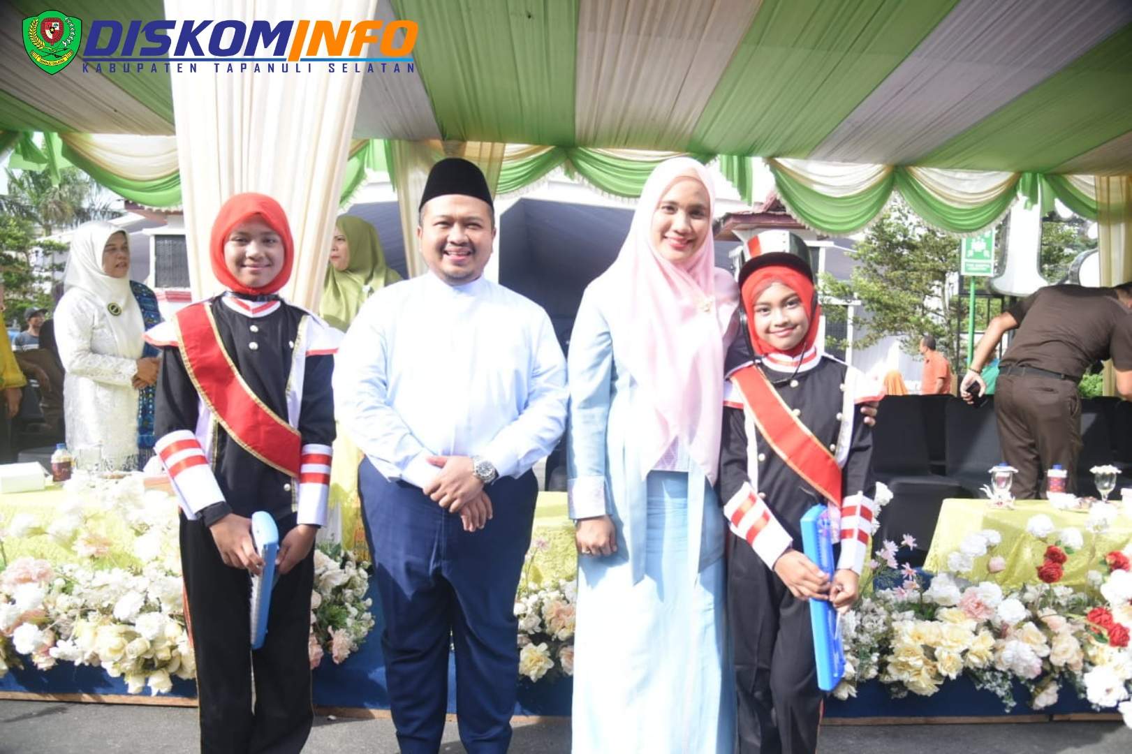 Kafilah dari Berbagai Kabupaten/Kota Se-Sumut Ikut Meriahkan Pawai Taaruf MTQ Ke-39 Tingkat Provsu 