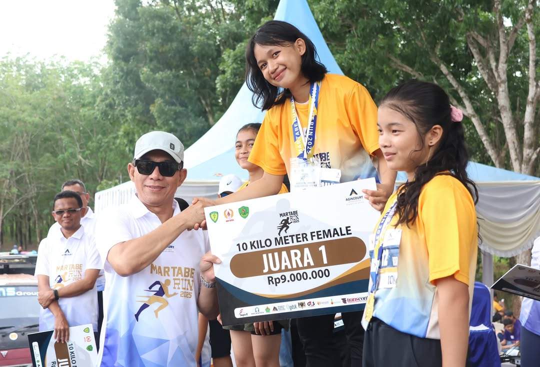 Martabe Run 2025, Bupati Tapsel : Jauhkan Generasi Muda Dari Narkoba dan Judol