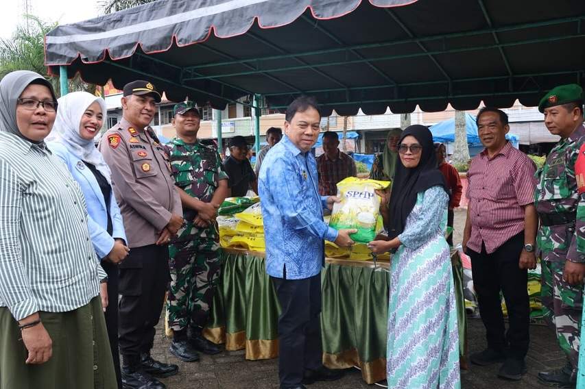 GPM Serentak, Wabup Tapsel Hadiri Launching Bersama Mendagri Tito Karnavian