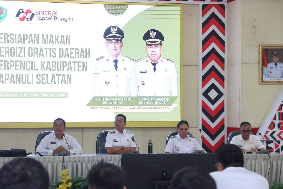 Pemkab Tapsel Matangkan Strategi Implementasi Program MBG di Daerah Terpencil
