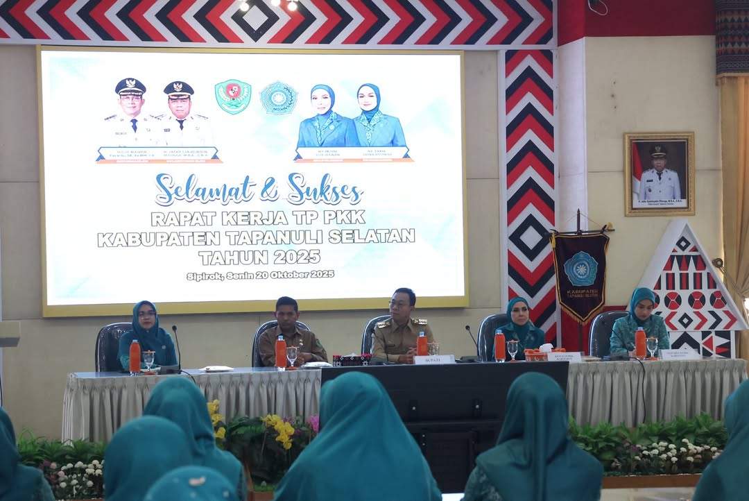 Buka Raker TP PKK, Bupati Tapsel: Penghematan Bukan Alasan Mengendurkan Pelayanan ke Masyarakat