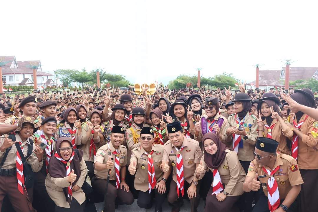 Bupati Gus Irawan Ajak Peserta Perkemahan Hidupkan Semangat Tapsel Bangkit