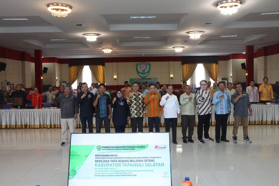 RTRW Tapsel Direvisi, Bupati Gus Irawan Banyak Data Baru Yang Harus Disinkronkan