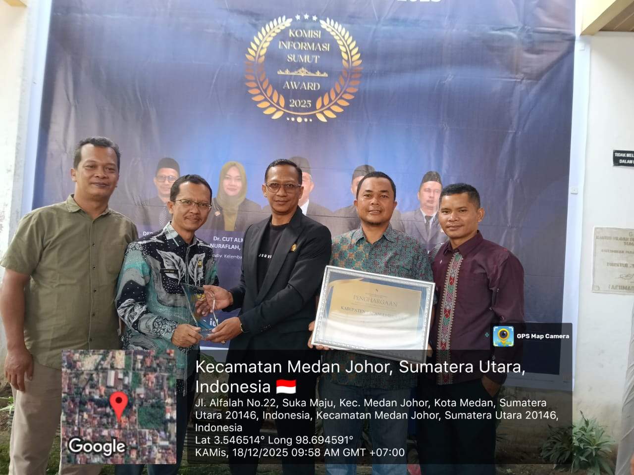 Kabupaten Tapanuli Selatan Raih Kembali Predikat Informatif di Komisi Informasi Sumut Award 2025