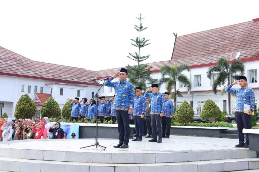 HUT Korpri ke-54 di Tapsel, Bupati Gus Irawan Ajak ASN Solid, Profesional dan Siaga Hadapi Tantangan Zaman
