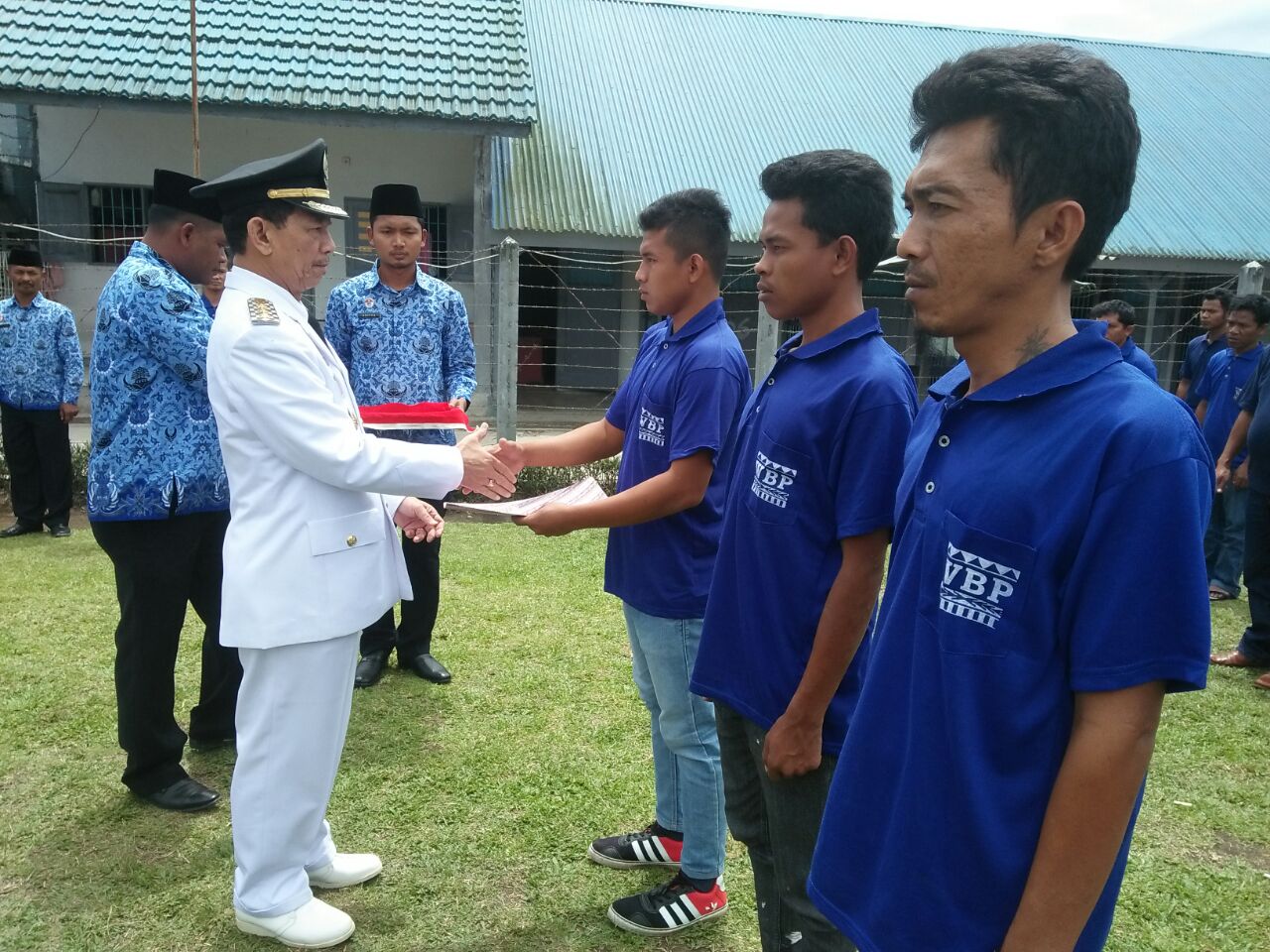 Pemberian Remisi Rutan Sipirok oleh Bupati Tapanuli Selatan