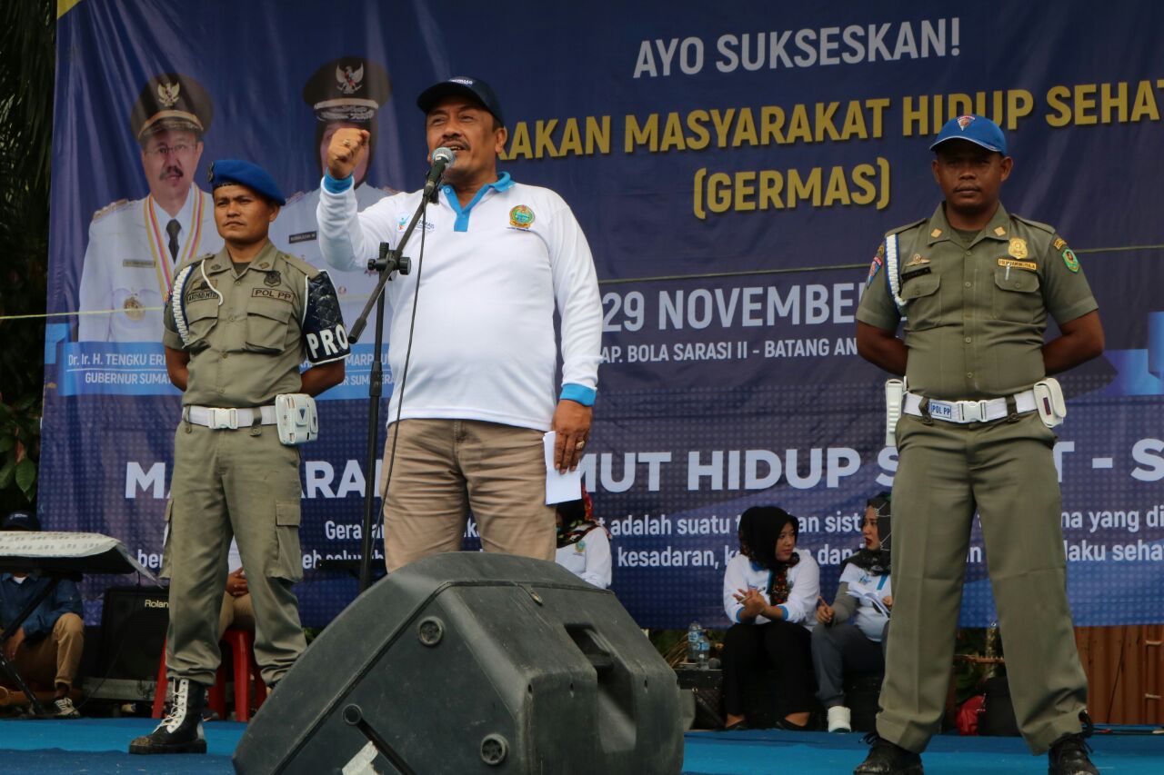 Gubernur Sumut Canangkan Germas Di Tapanuli Selatan