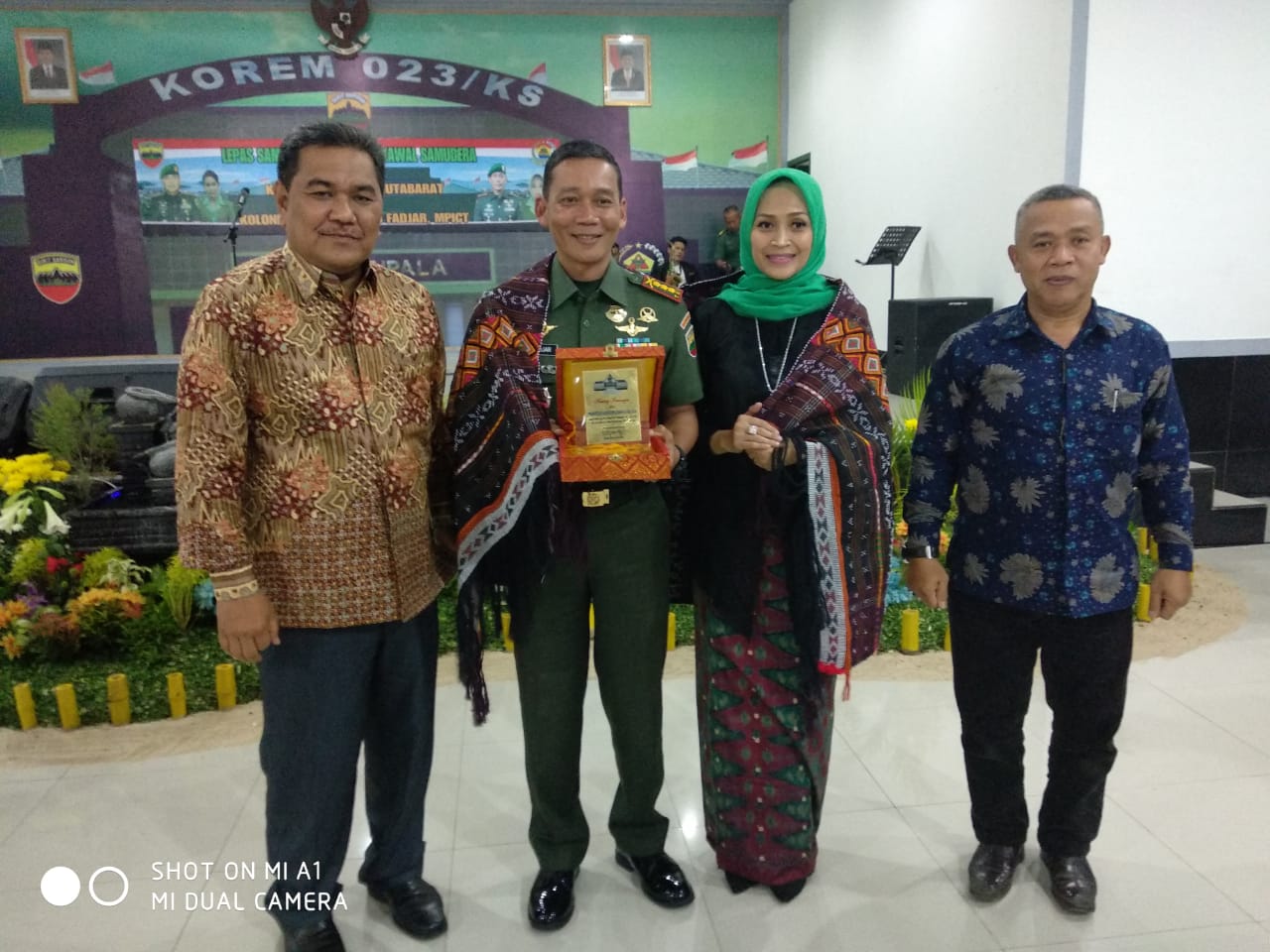 Wabup Hadiri Lepas Sambut Danrem 023/KS